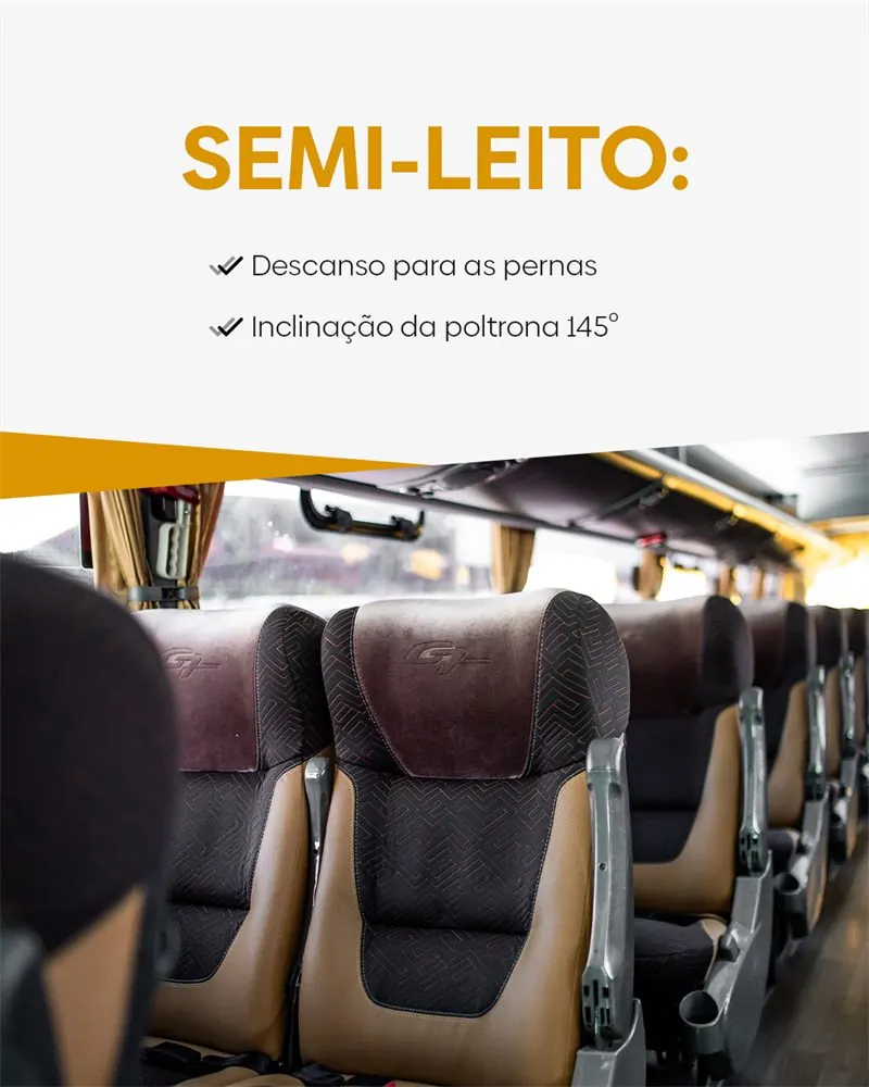 Assento semi-leito